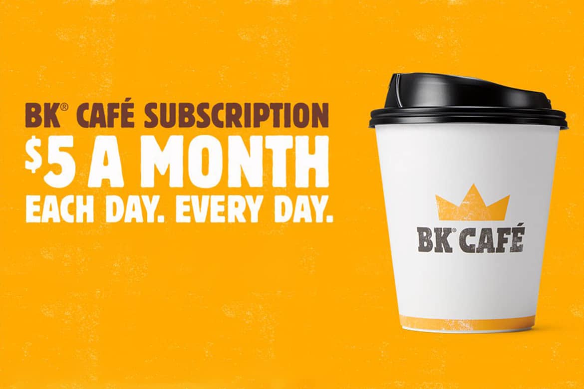 กลยุทธ์ดันยอดดาวน์โหลดแอพ Burger King ด้วยกาแฟฟรี 30 วันในราคา 5 ดอลลาร์