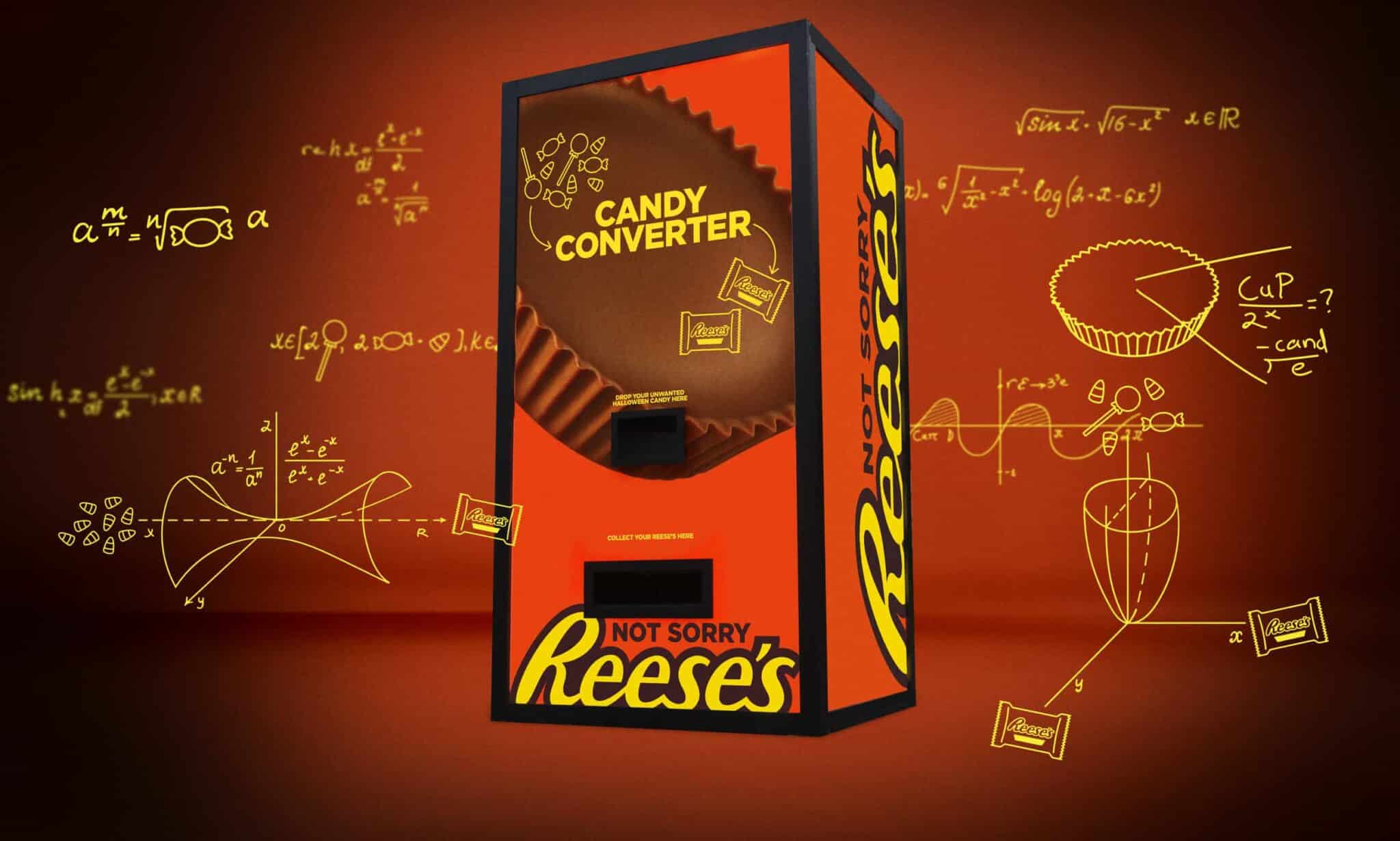 Reese’s Candy Converter ตู้แลกขนมฟรีจนได้ฟรี PR จาก CNN และทั่วประเทศ