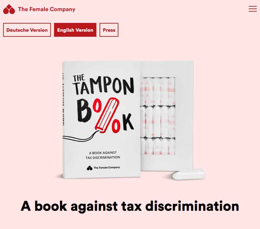 The Tampon Book หนังสือยัดใส้ผ้าอนามัยเพื่อตั้งใจปฏิวัติกฏหมาย จนคว้า Grand Prix สาขา PR ที่ Cannes ปีล่าสุด
