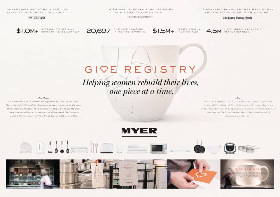 Give Registry Myer