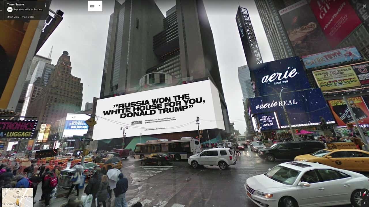 Hijack Advertising เซ็นเซอร์นักงั้น Hijack บิลบอร์ดใน Google Street View เลย