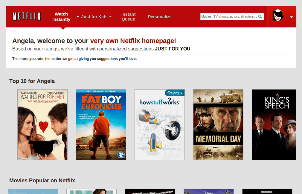 Case Study Hyper-Personalization Netflix Suggestion