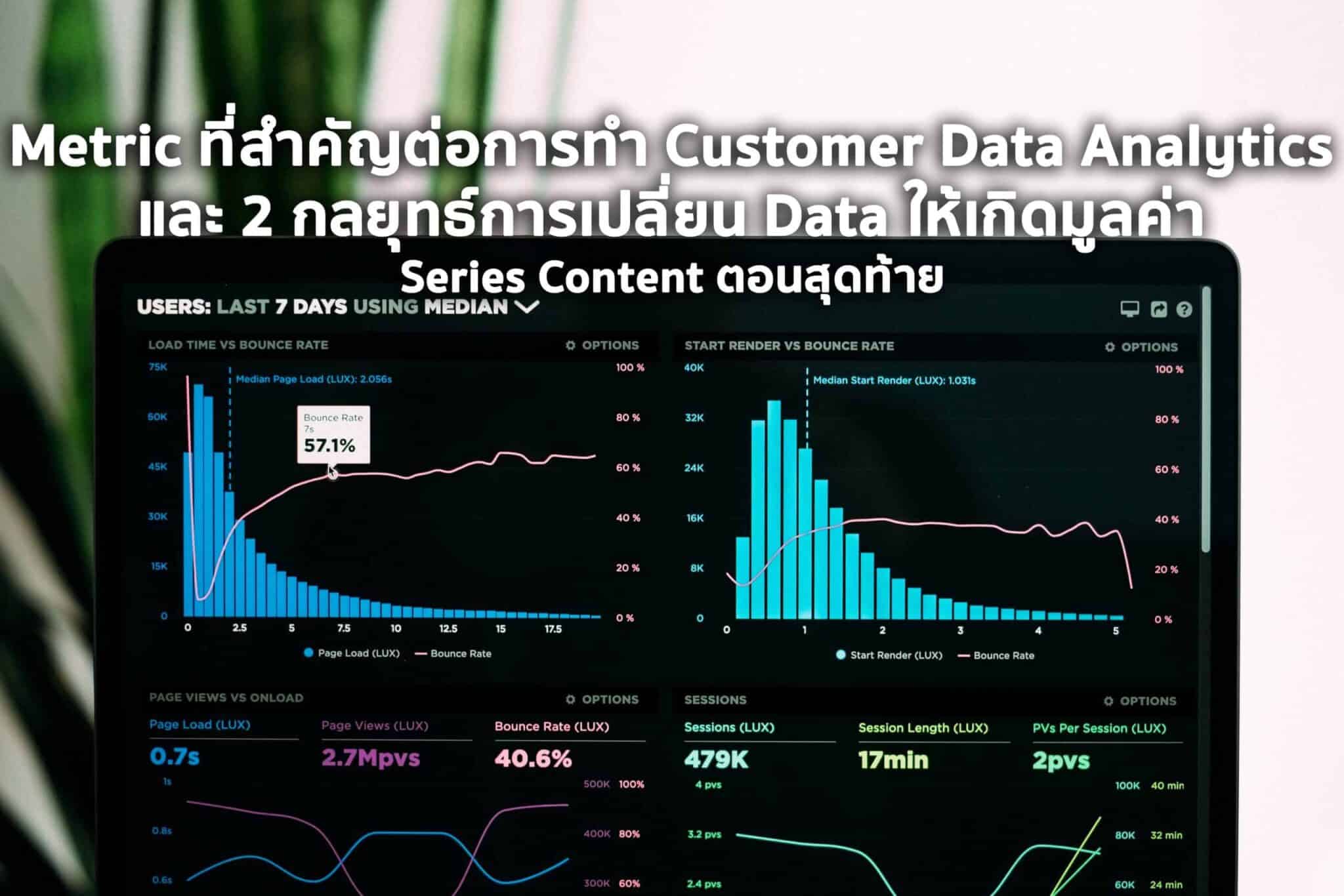 Metric ที่สำคัญต่อการทำ Customer Data Analytics และบทสรุปส่งท้าย