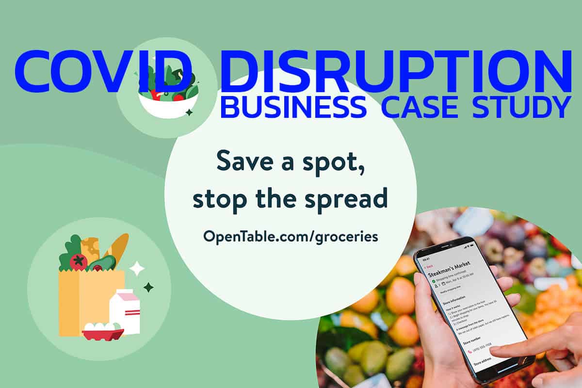 COVID Disruption เปลี่ยนธุรกิจจองโต๊ะเป็นธุรกิจจองคิวซูเปอร์มาร์เก็ต OpenTable