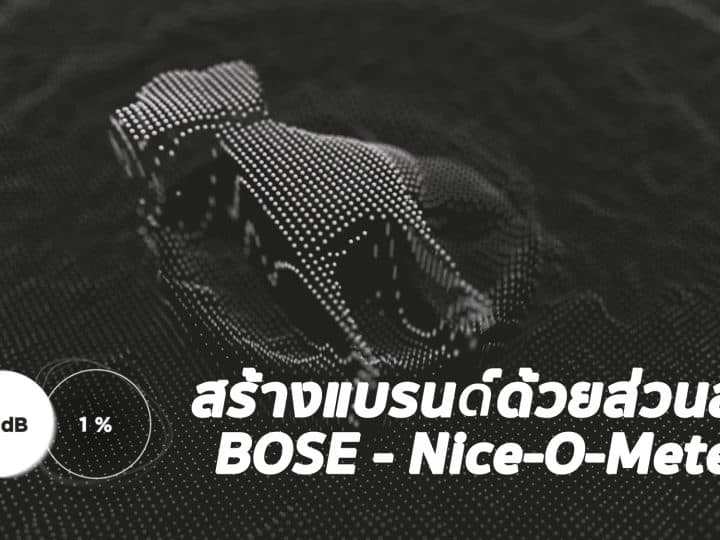 Discount Strategy เอาเสียงรบกวนมาแลกส่วนลดหูฟัง Bose กับ Noise-O-Meter