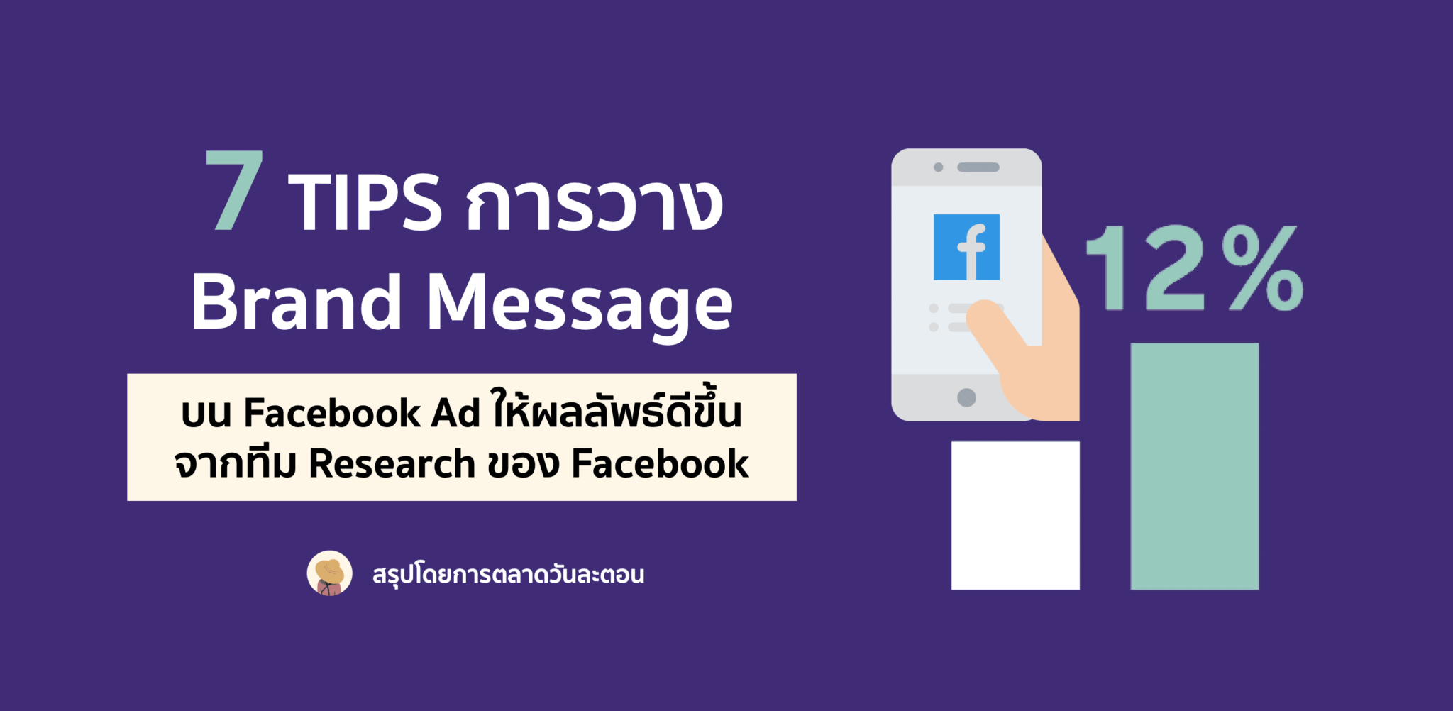 7 วิธีเขียน Brand Message ให้ปังบน Facebook Ads