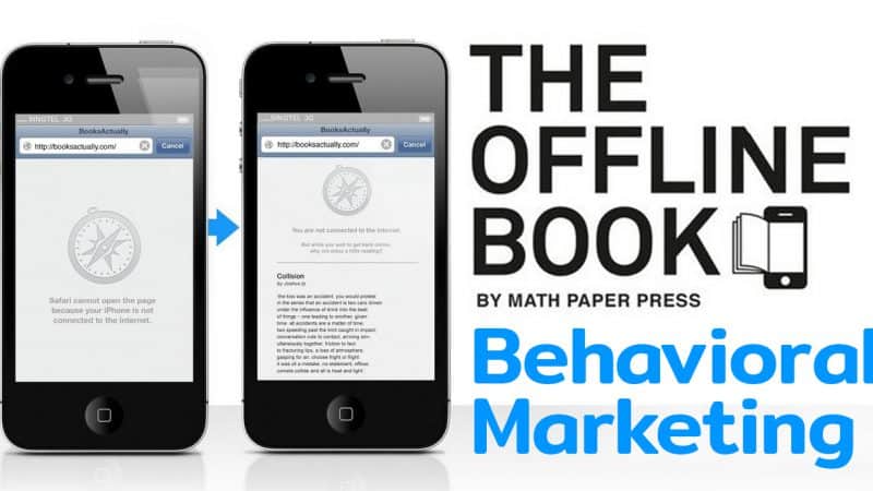 Behavioral Marketing การตลาดพฤติกรรม The Offline Book Cannes Lion 2014