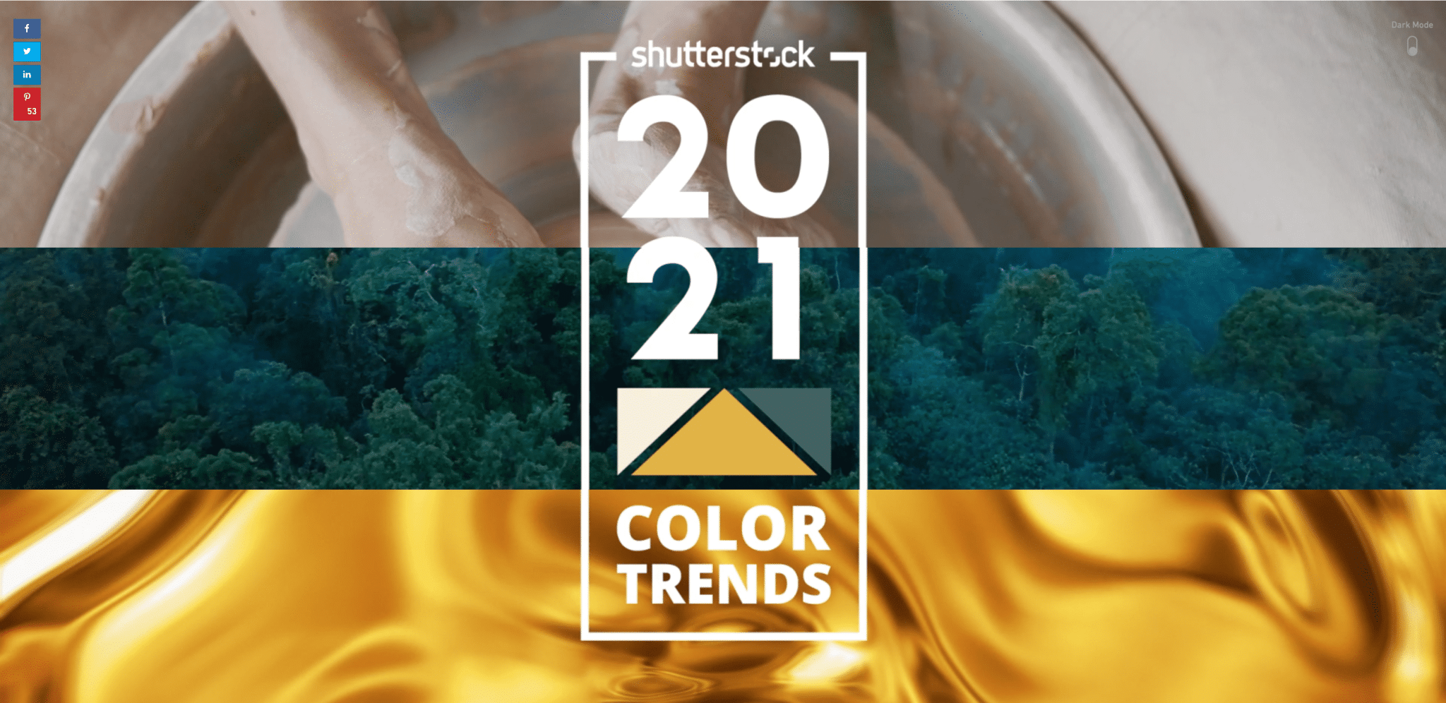 2021 Color Trends – เทรนด์สีปี 2564 จาก Shutterstock
