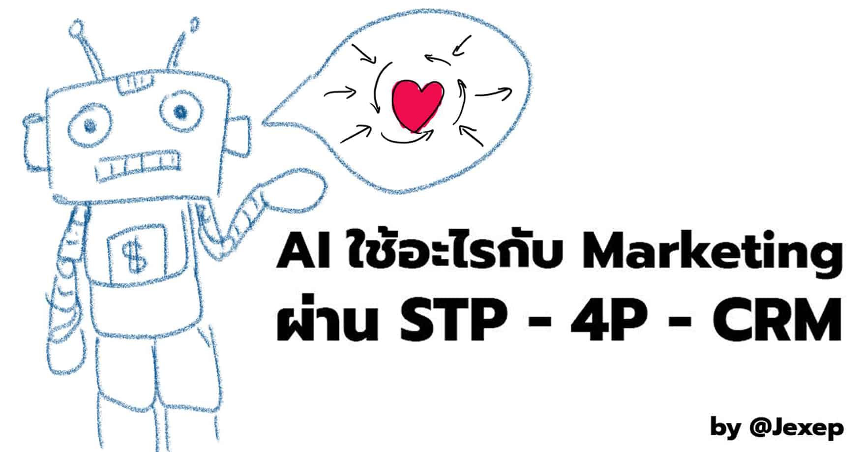 AI ใช้อะไรกับ Marketing ผ่าน STP – 4P – CRM