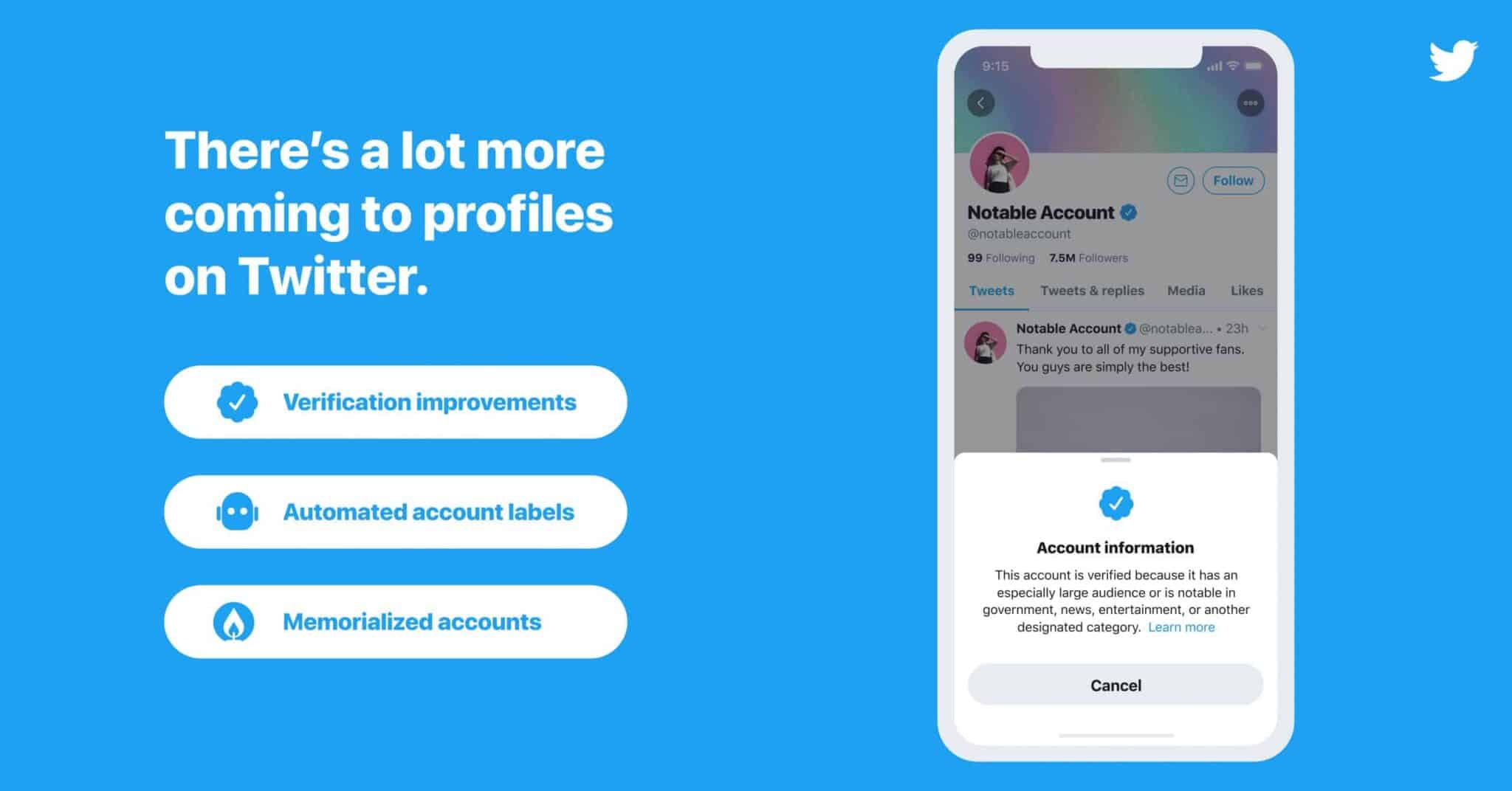 Twitter เตรียมเปิดใช้ระบบ Verified ยืนยันตัวตนใหม่ 20 ม.ค. 2021