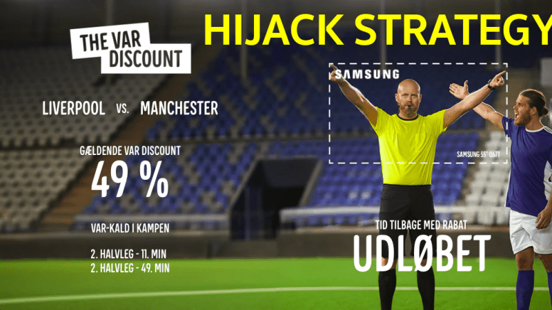 Hijack Marketing Strategy แจกส่วนลดแบบสร้างแบรนด์ Creativity Discount กับแคมเปญการตลาด VAR Discount ที่ฉวยโอกาสจากสัญลักษณ์มือกรรมการฟุตบอล