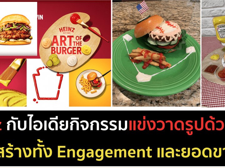 Heinz – Art of the Burger จัดแข่งวาดรูป เพิ่มยอดขาย เพิ่ม Engagement