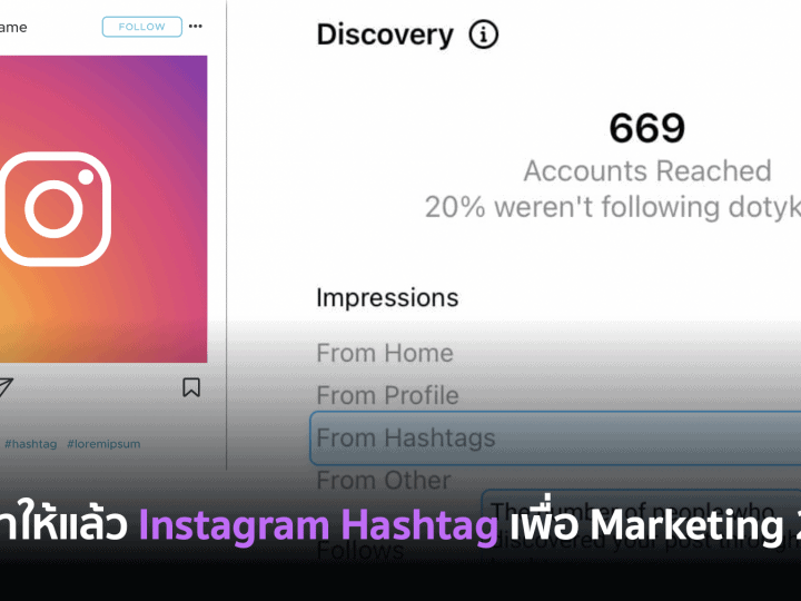 รวมมาให้แล้ว Instagram Hashtag เพื่อ Marketing 2021