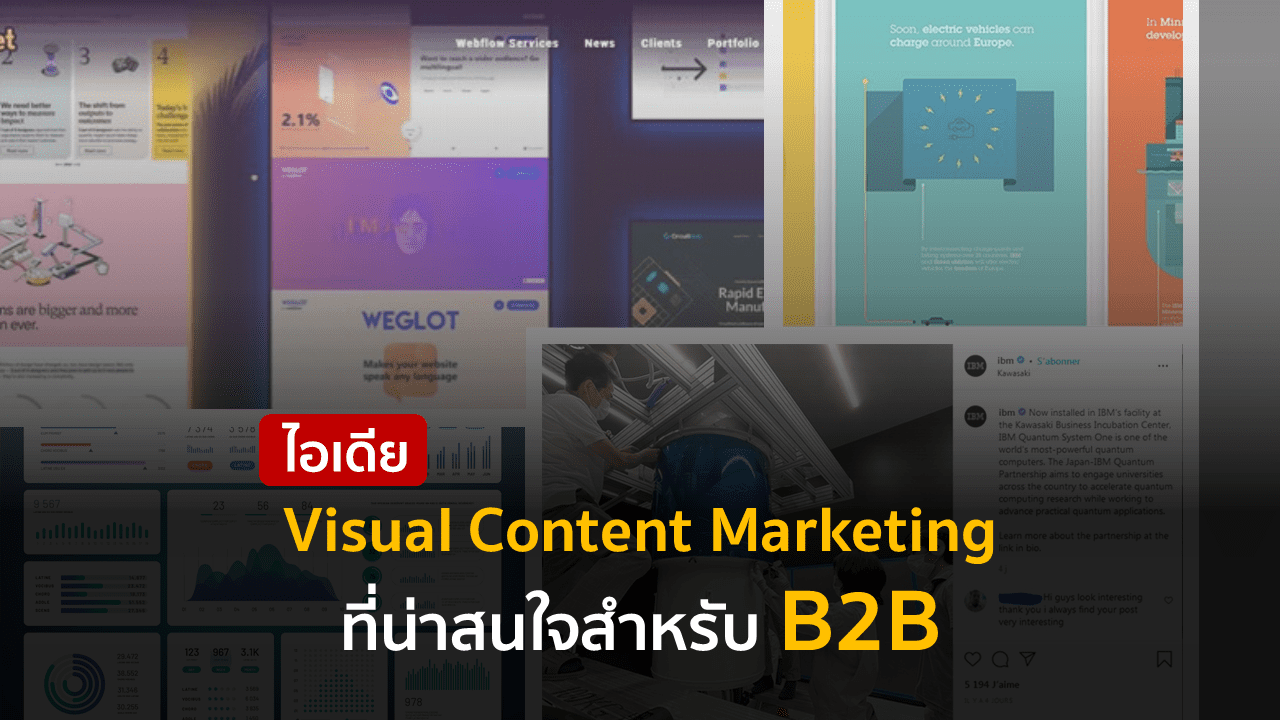 ไอเดีย Visual Content Marketing ที่น่าสนใจสำหรับ B2B
