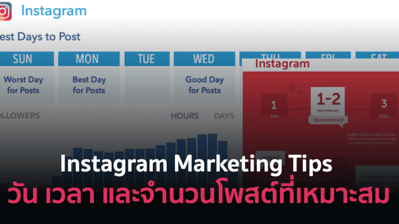 เคาะมาให้เพิ่มแล้ว! Instagram Marketing Tips วันเวลาและจำนวนโพสต์