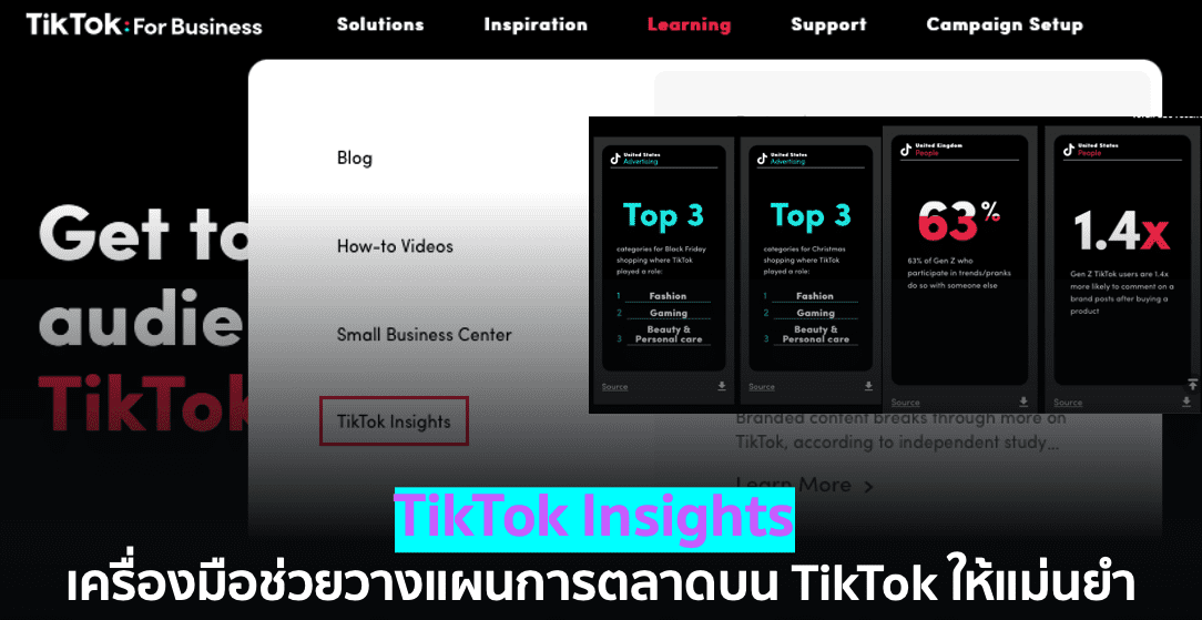 มาแล้วจ้า ! TikTok Insights เครื่องมือช่วยวางแผนการตลาดบน TikTok ให้แม่นยำ