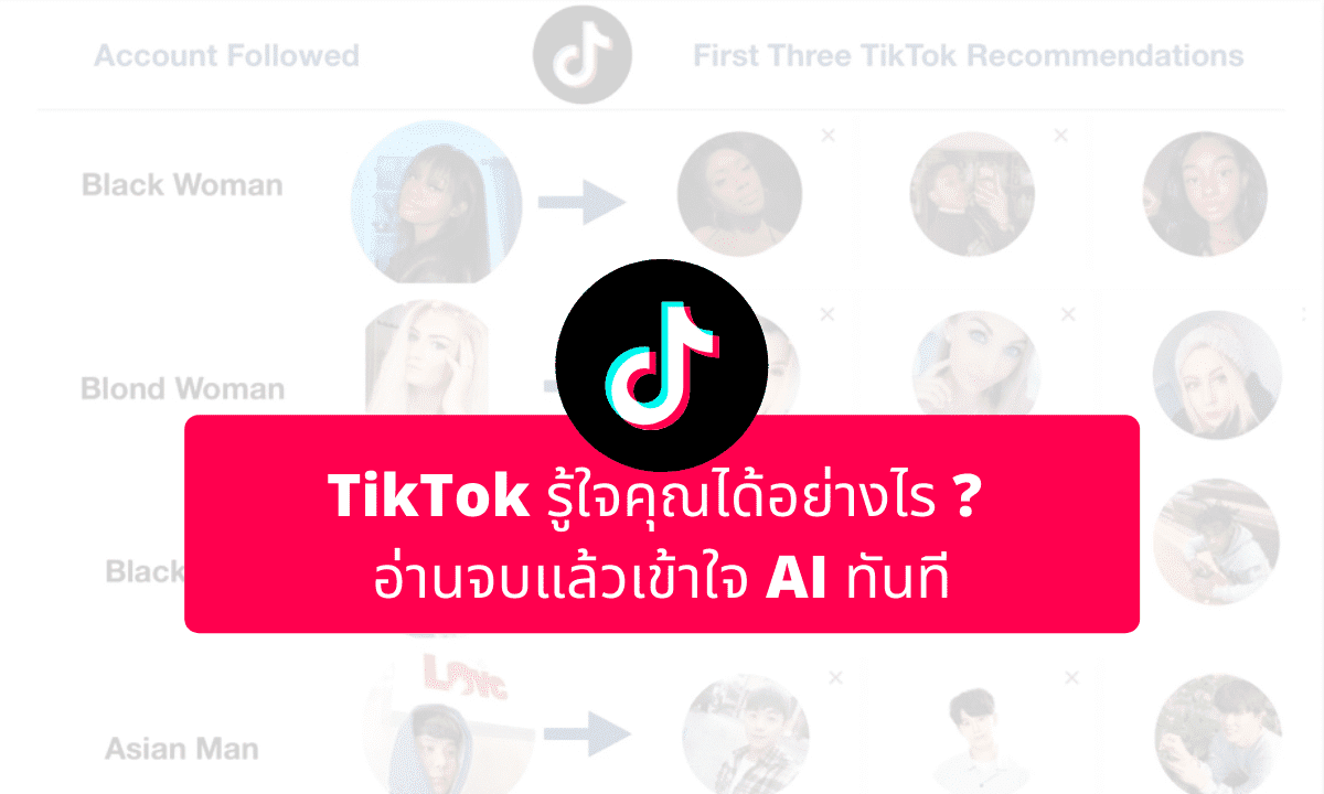 TikTok รู้ใจคุณได้อย่างไร ? อ่านจบแล้วเข้าใจ AI ทันที