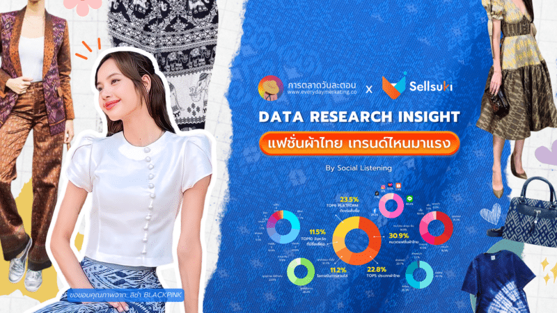 Data Research Insight เจาะลึก แฟชั่นผ้าไทย เทรนด์ไหนมาแรง