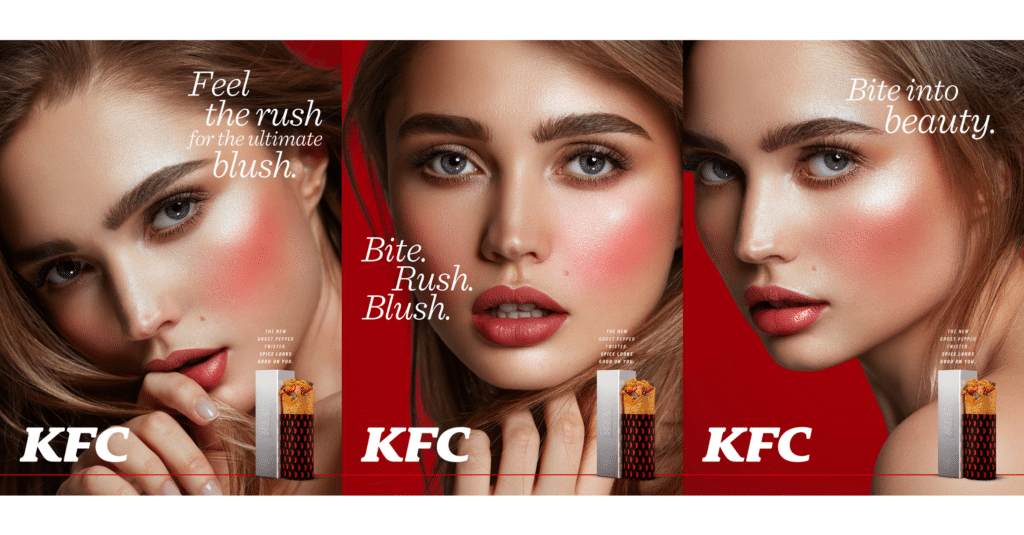 poster of KFC Spice Looks Good On You campaign