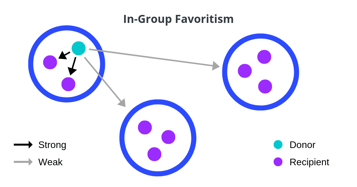 In Group Favouritism communication framework