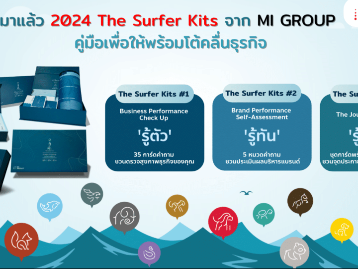 มาแล้ว 2024 The Surfer Kits จาก MI GROUP คู่มือเพื่อให้พร้อมโต้คลื่นธุรกิจ