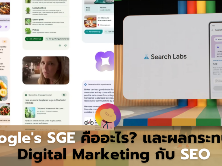 Google’s SGE คืออะไร? และผลกระทบต่อ Digital Marketing กับ SEO