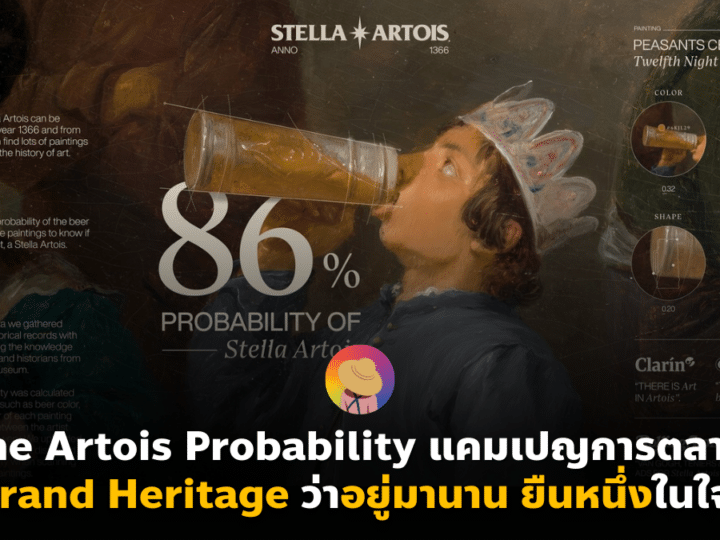 The Artois Probability แคมเปญการตลาดชู Brand Heritage ว่าอยู่มานาน
