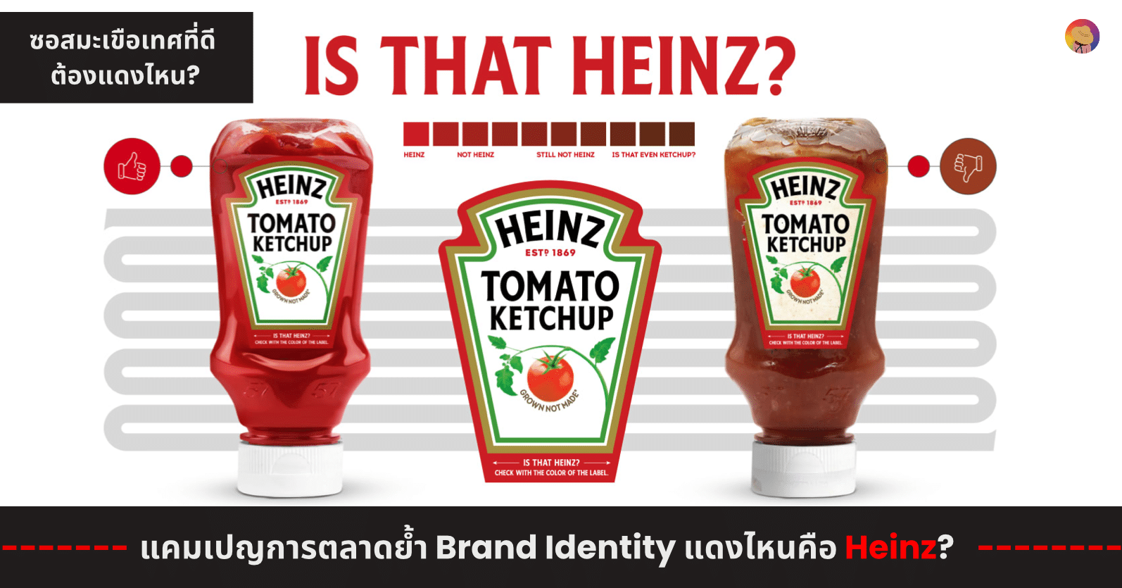 แคมเปญการตลาด Heinz ย้ำ Brand Identity ซอสมะเขือเทศสีแดงไหน?! ที่เป็นของเรา