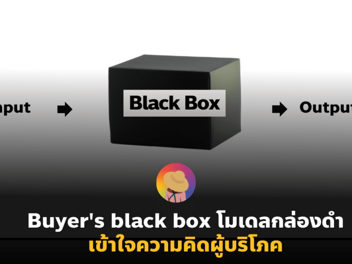 Buyer’s black box โมเดลกล่องดำเข้าใจความคิดผู้บริโภค