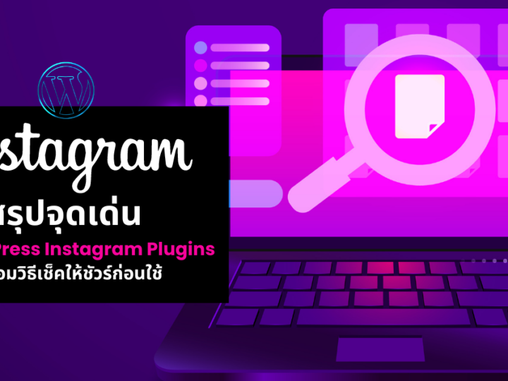 สรุปจุดเด่น 10 WordPress Instagram Plugins พร้อมวิธีเช็คให้ชัวร์ก่อนใช้