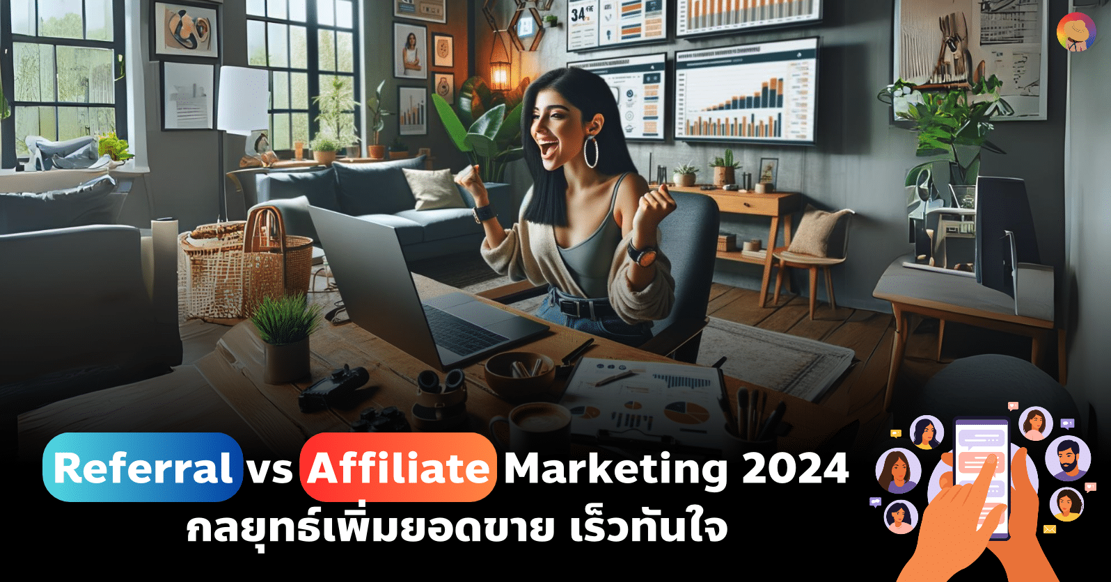 Referral vs Affiliate Marketing 2024 กลยุทธ์เพิ่มยอดขาย เร็วทันใจ
