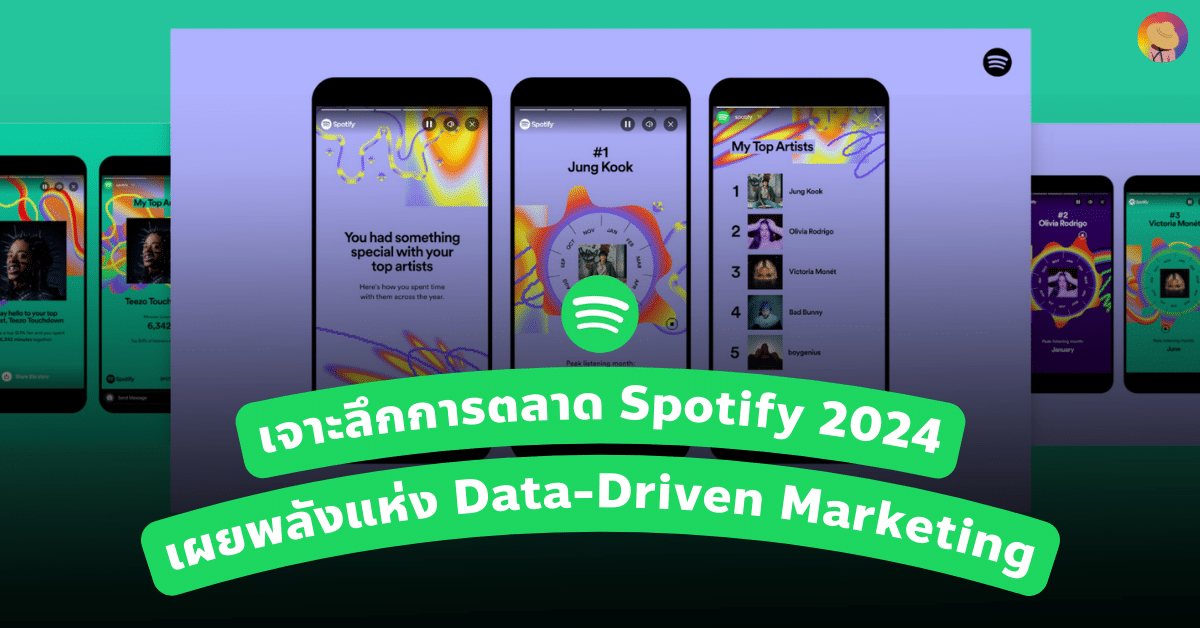 เจาะลึก การตลาด Spotify 2024 เผยพลังแห่ง Data-Driven Marketing