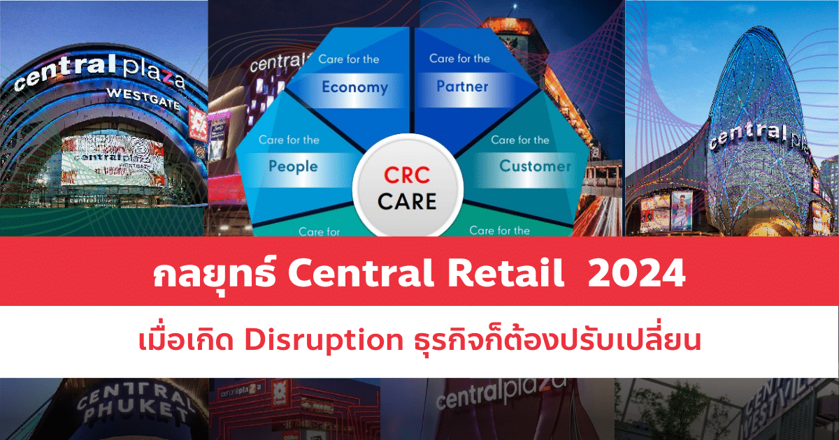 กลยุทธ์ Central Retail 2024 เมื่อเกิด Disruption ธุรกิจก็ต้องปรับเปลี่ยน 