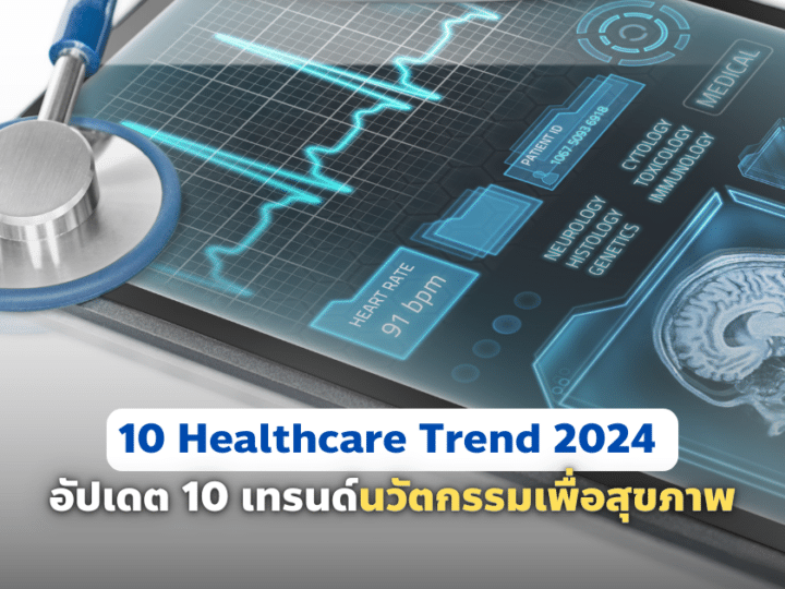 10 Healthcare Trend 2024 อัปเดตเทรนด์นวัตกรรมเพื่อสุขภาพ