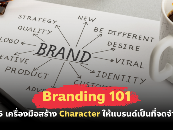 5 เครื่องมือสร้าง Character ให้แบรนด์เป็นที่จดจำ Branding 101