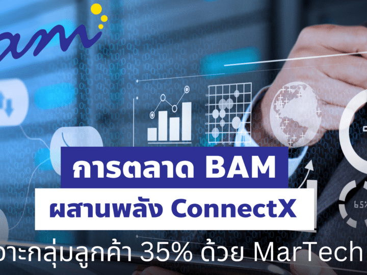 การตลาด BAM ผสานพลัง ConnectX เจาะกลุ่มลูกค้า 35% ด้วย MarTech